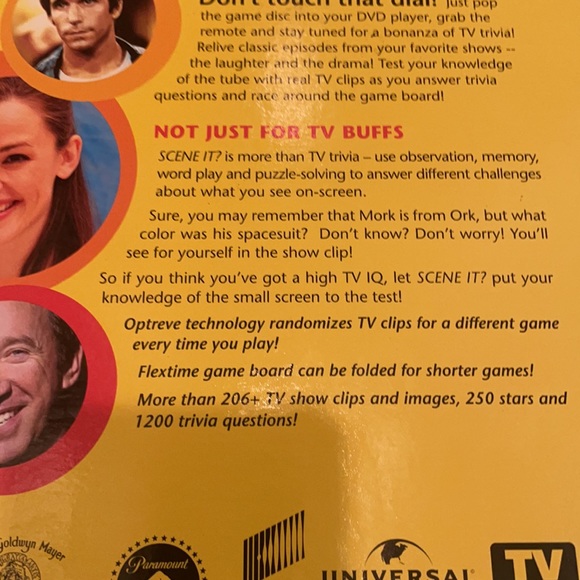 TV edition Scene it! The DVD trivia game of the year winner 13+ Yrs Complete - Picture 4 of 16